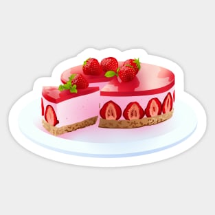 Sailor Chibi Moon Themed Cheesecake Sticker